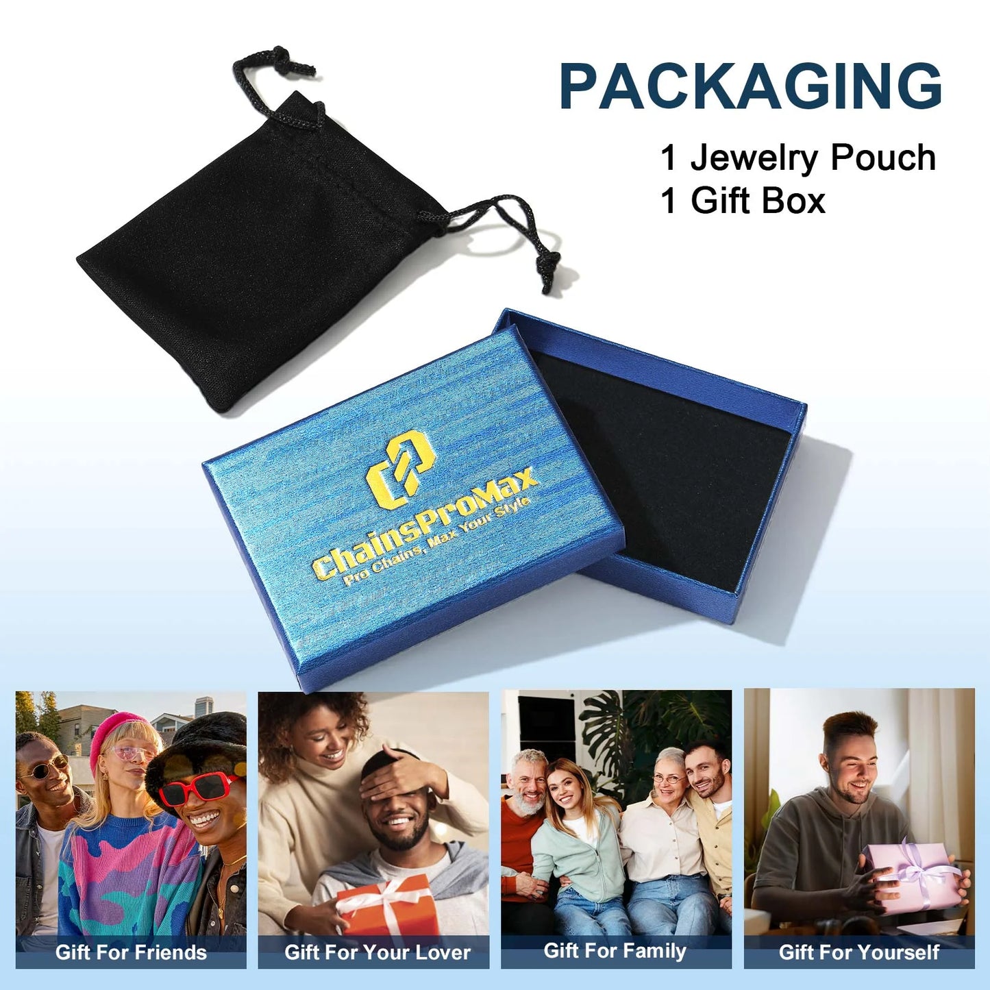 Thin Gold Chain Stainless Steel Necklace for Men 24 Inch Golden Cuban Chain Mens Gifts