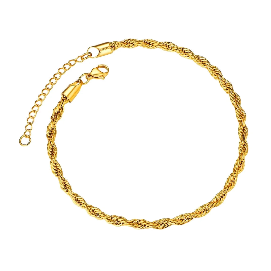 Anklets for Women Rope Ankle Bracelets Gold Ankle Chain Mens Anklet Ladies Friendship Anklet