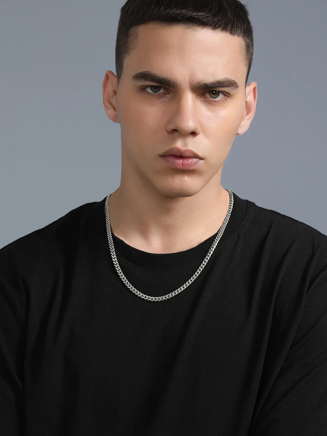 Thin Gold Chain Stainless Steel Necklace for Men 24 Inch Golden Cuban Chain Mens Gifts